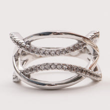 Load image into Gallery viewer, Bending to Life CZ Ring