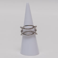 Load image into Gallery viewer, Bending to Life CZ Ring