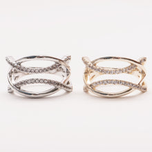Load image into Gallery viewer, Bending to Life CZ Ring