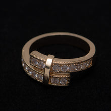 Load image into Gallery viewer, Cascading Diamond CZ Ring