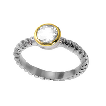 Load image into Gallery viewer, The Rock Two Tone Ring