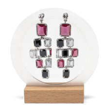 Load image into Gallery viewer, Pink Panther Drop Earrings