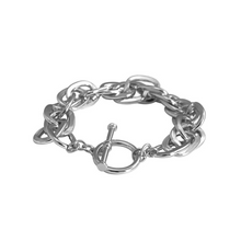Load image into Gallery viewer, Sensational Multi Twisted Link Bracelet with Toggle