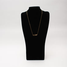 Load image into Gallery viewer, Roll With It Stainless Steel CZ Necklace