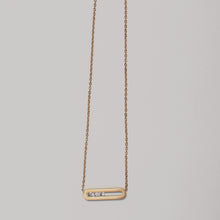 Load image into Gallery viewer, Roll With It Stainless Steel CZ Necklace