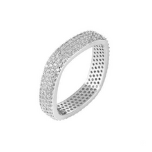 Load image into Gallery viewer, Square Eternity Ring