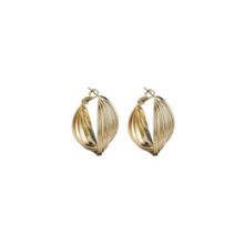 Load image into Gallery viewer, Layer & Twist Earrings with Lever Back