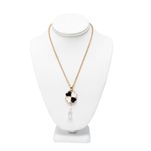 Load image into Gallery viewer, Four-Leaf Fortune Drop Necklace