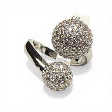 Load image into Gallery viewer, Double-Globe CZ Adjustable Ring