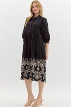 Load image into Gallery viewer, Care Free Summer 3/4 Band Cuff Bubble Sleeve Dress