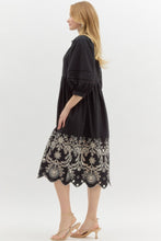 Load image into Gallery viewer, Care Free Summer 3/4 Band Cuff Bubble Sleeve Dress