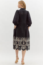 Load image into Gallery viewer, Care Free Summer 3/4 Band Cuff Bubble Sleeve Dress