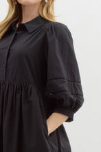 Load image into Gallery viewer, Care Free Summer 3/4 Band Cuff Bubble Sleeve Dress