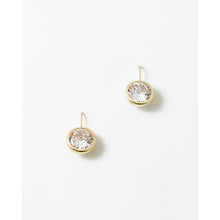 Load image into Gallery viewer, Classic Bezel Drop Earrings
