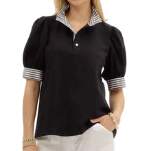 Load image into Gallery viewer, Sailor's Skies Short Sleeve Blouse