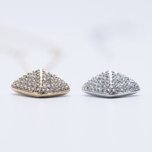 Load image into Gallery viewer, Diamond-Kissed Pyramid Swarovski Necklace