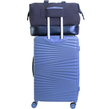 Load image into Gallery viewer, The Aubree 20" Nylon Zip Drop Bottom Frame Weekender By Max Studio
