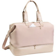 Load image into Gallery viewer, The Aubree 20" Nylon Zip Drop Bottom Frame Weekender By Max Studio
