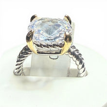 Load image into Gallery viewer, Double-Band Sparkler Ring
