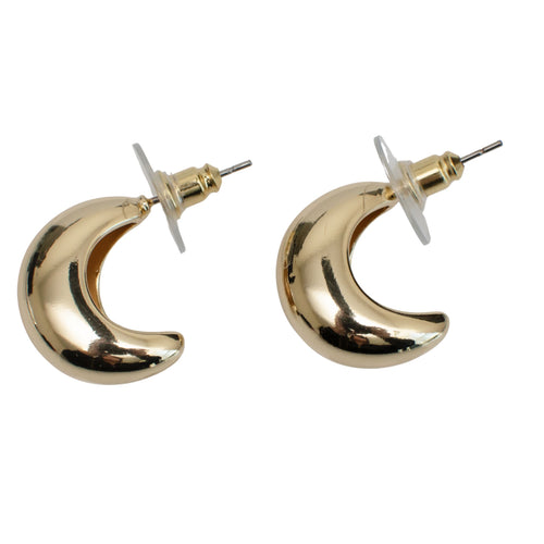 Crescent Hoop Earrings