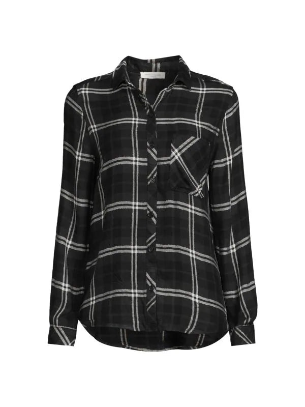 New York Country Style with Shimmer Plaid Shirt