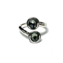 Load image into Gallery viewer, Circle Stacked Adjustable Ring
