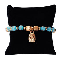 Load image into Gallery viewer, Turquoise Echo Stretch Bracelet
