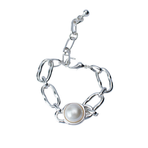 Linked to Pearl Bracelet