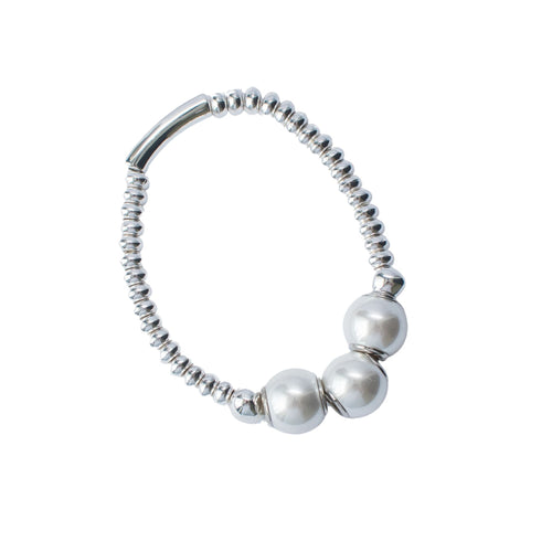 Lustre Curve Pearl Bracelet
