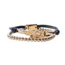 Load image into Gallery viewer, Crushed Gold Magnetic Bracelet
