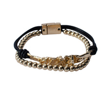 Load image into Gallery viewer, Crushed Gold Magnetic Bracelet
