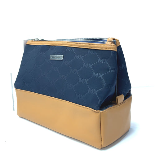 Triple Compartment Cosmetic Case