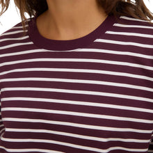 Load image into Gallery viewer, The Merlot Striped Long Sleeve Top
