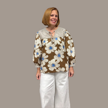 Load image into Gallery viewer, Chase Your Blues Away Floral Blouse

