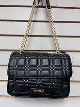 Load image into Gallery viewer, Quilted and Studded Sleek Black Crossbody
