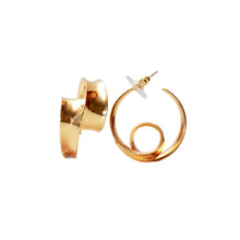 Load image into Gallery viewer, Elegant Swirl Statement Earrings
