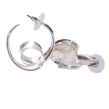 Load image into Gallery viewer, Elegant Swirl Statement Earrings
