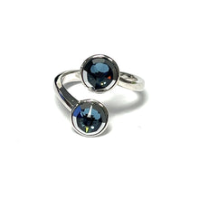 Load image into Gallery viewer, Circle Stacked Adjustable Ring
