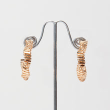 Load image into Gallery viewer, Twisted Staircase Hoop Earrings
