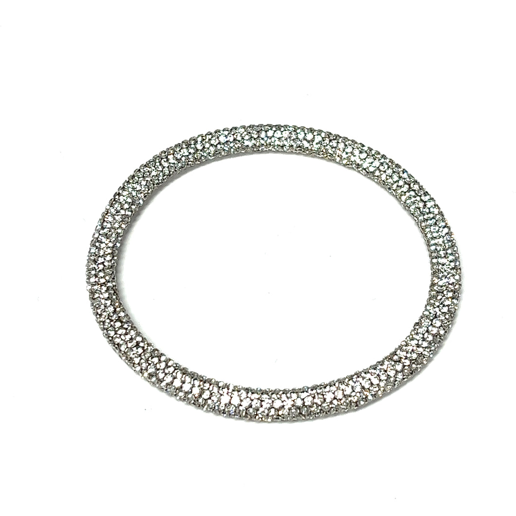 Beautiful Bendable Rhinestone Bangle Bracelets