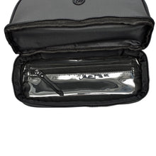 Load image into Gallery viewer, Grey &amp; Black Toiletry Bag/Shaving Kit - Joan &amp; David
