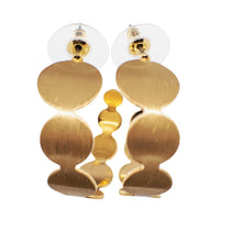 Load image into Gallery viewer, Open End Eclipse Hoop Earrings
