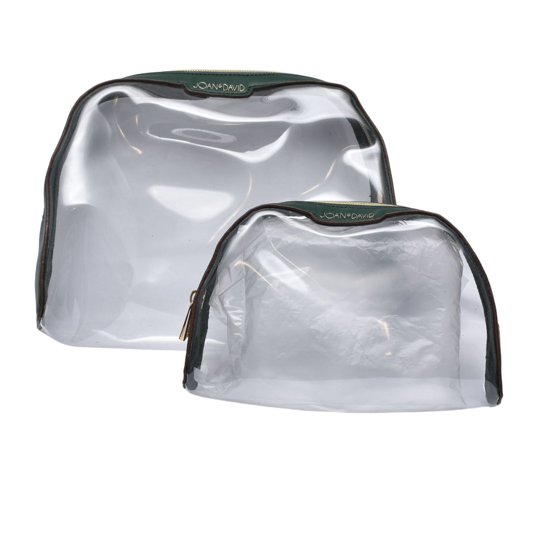 2 Piece Clear Dome Cosmetic Case - Joan & David