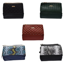 Load image into Gallery viewer, Triple Compartment Cosmetic Case - Joan &amp; David
