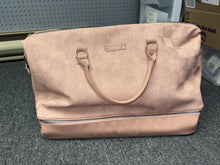Load image into Gallery viewer, Checkered Embossed Faux Leather Drop Bottom Duffel By Ellen Tracy
