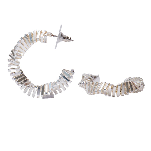 Twisted Slinky Hoop Earrings