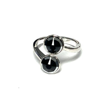 Load image into Gallery viewer, Circle Stacked Adjustable Ring
