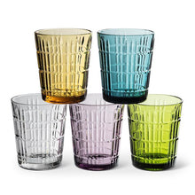 Load image into Gallery viewer, Facet Fireside Glass Tumbler - 12oz
