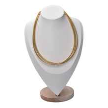 Load image into Gallery viewer, Simple Three Layer Omega Necklace
