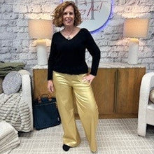 Load image into Gallery viewer, Flair For The Dramatics Vegan Leather Pant

